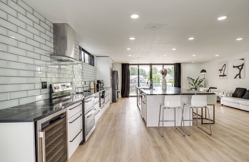 Martha Lake House | Balconies & Shared Dock! Lakefront Lynnwood Home