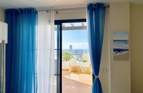 Golf Bahia Apartment | Balcony de Sierra Cortina! Panoramic sea view!