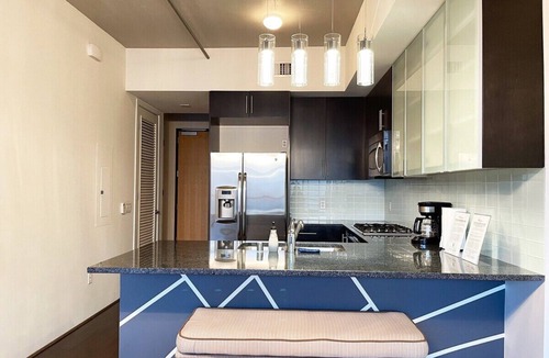 Downtown Las Vegas Condo | Balcony Luxury High Rise Downtown Fremont Casinos