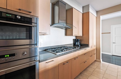 Downtown Apartment | Balcony Suite at The Americana with Pool & Gym Access