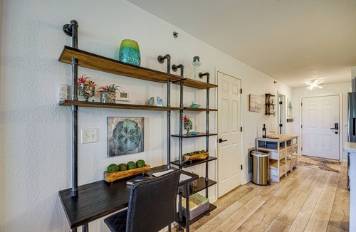 Osage Beach Apartment | Balcony w/Marina Views: Lake Ozark Hideaway!