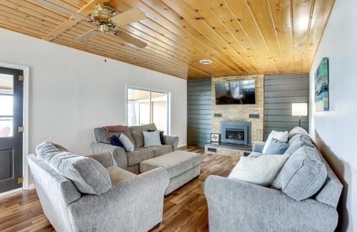 Baldwin House | Baldwin Lakefront Home Dock, Fire Pit and Trails!