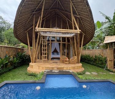 Selat Villa | Bamboo Garden Villa Sidemen - Private Pool & Nature View