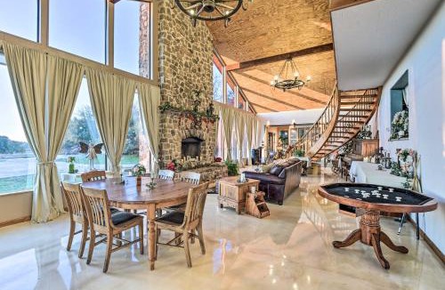 Forestburg House | Banquet Hall & Pool: Expansive Forestburg Ranch!