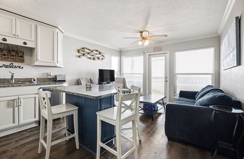 Galveston Condo | Barefoot Bliss - Beachfront Condo @ Seascape-Oceanview Balcony w/2 king beds