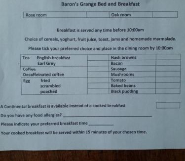 Rye Bed & Breakfast | Baron's Grange