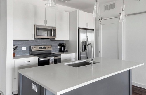 Austin Apartment | Barsala l Tranquil 1BD: Poolside Luxury, Smart Home Features