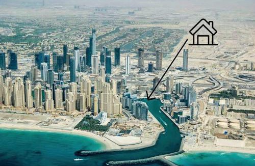 Dubai Marina Apartment | Barsana - Jumeirah Beach Villa - 2BDR - Marina Views