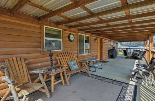 Bartlesville House | Bartlesville Cabin w/Pool, Hot Tub & Trampoline!