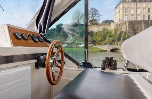 Sable-sur-Sarthe Boat Rental | 'Bateau Elvis' Houseboat with Private Terrace