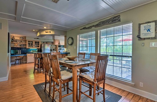 Long Mott House | Bay Access & Dock: Riverfront Tivoli Escape