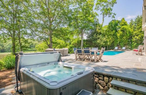 Centerville House | Bay Breeze Escape—Pool, Game Room Views