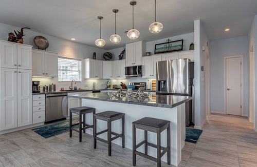 Dickinson House | Bayfront Breeze - Waterfront w/Private Lighted Fishing Dock - Available 24/7