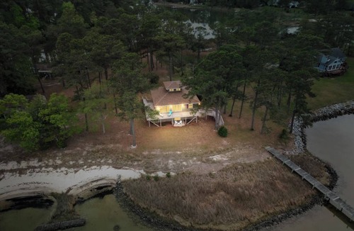 Hallieford House | Bayfront Escape, Private Dock, Large Deck, and Views!