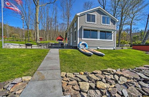 Milford House | BBQ Ready Lakeside Milford Home with Paddleboat