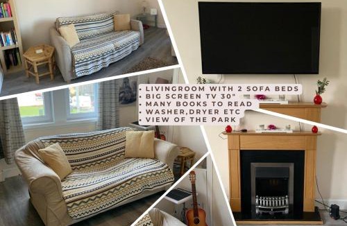Levenmouth Apartment | Beach & City Access - 2 Floors, Full Kitchen, Free Parking