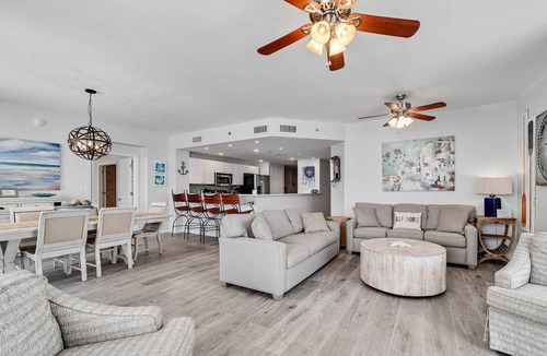 Fort Morgan Condo | Beach Club A-801 | East Corner Unit + Pools & Hot Tub