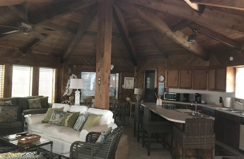 Bermuda Beach House | Beach front, 3/2 in the house with a 3rd bath downstairs in the garage