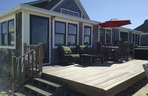 North Truro Condo | Beach-Front Condo with large deck overlooking Cape Cod Bay! Prime Location!