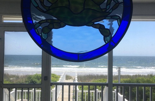 Holden Beach House | Beach Front Family Home with a NEW Beach! Incredible Screened In Porch!