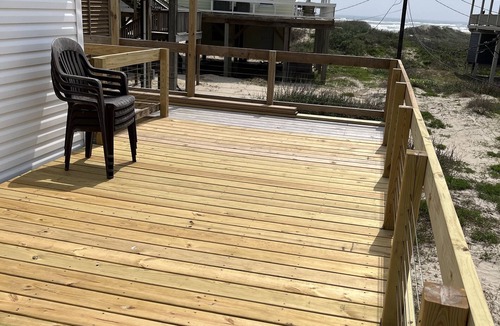 San Luis House | Beach-front! Featured on HGTV's Beachfront Bargain Hunt "Fleeing to Freeport".