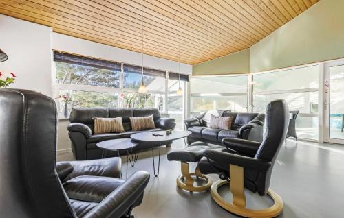 Handrup Strand House | Beach Front Home In Ebeltoft With Sauna