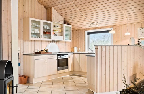 Bork Havn House | Beach front home in Hemmet with sauna