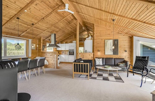 Bork Havn House | Beach front home in Hemmet with sauna