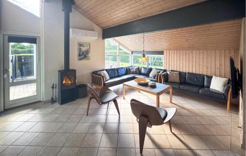 Hasmark Strand House | Beach Front Home In Otterup With Sauna
