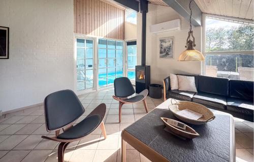 Hasmark Strand House | Beach Front Home In Otterup With Sauna