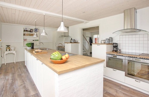 Pandrup House | Beach front home in Pandrup with sauna