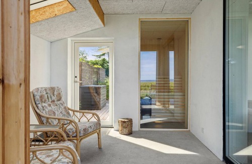 Hov House | Beach front home in Tranekær with sauna