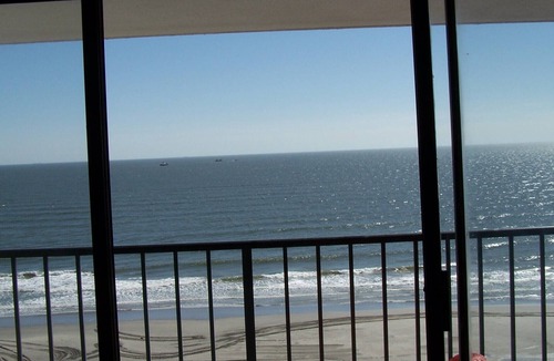 Galveston Condo | Beach Front + Magnificent View + Huge Balcony + Pool + Tennis