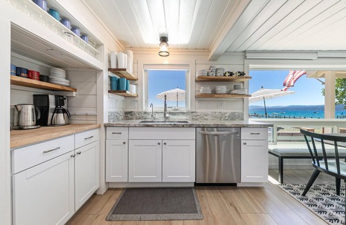 Kings Beach House | Beach Haven Lakefront - Sandy Private Beach, Extra Guest House, EV Charger