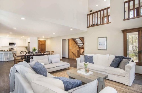 Macatawa House | Beach Home Private Beach Access Ample Parking Lake Views