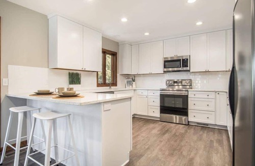 Macatawa House | Beach Home Private Beach Access Ample Parking Lake Views