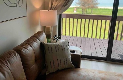 Long Lake Apartment | Beachfront Modern Condo- Lake Huron Private Beach