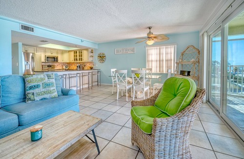 Indian Shores Condo | BEACHFRONT BEAUTY! Construction Discount. Beach chairs & sun umbrella provided.