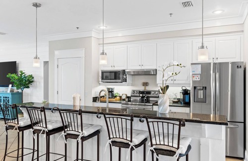 Bel Air Condo | Beachfront Boutique Condo w/Huge Deck, Pool, & Private Elevator Access