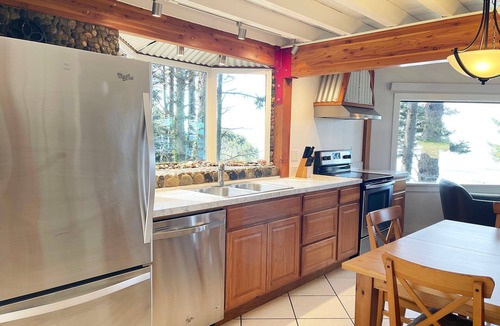 Yachats House | Beachfront Cabin! Private! Ocean Views! Firepit!