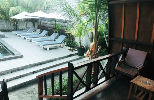 Gili Air Cottage | Beachfront Cottages with pool view