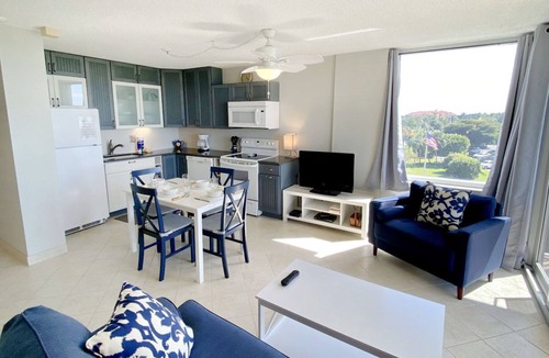 South Island Condo | Beachfront Condo with a Balcony! Estero Beach & Tennis Club #302b