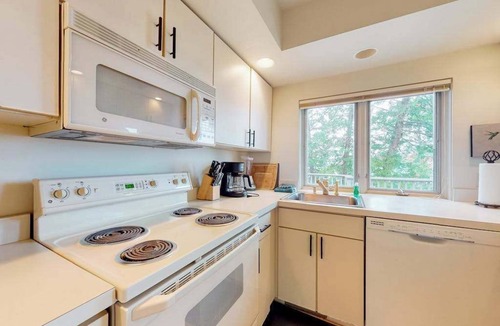 Glen Arbor Condo | Beachfront condo with sunset & lake views, fireplace, washer/dryer