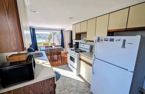 Prospect Harbor House | Beachfront Cottage with Fire Pit in Watering Cove