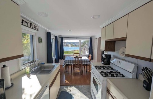Prospect Harbor House | Beachfront Cottage with Fire Pit in Watering Cove