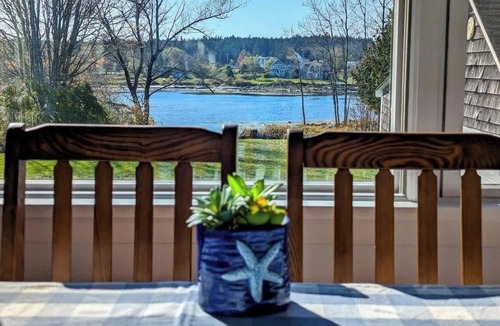Prospect Harbor House | Beachfront Cottage with Fire Pit in Watering Cove