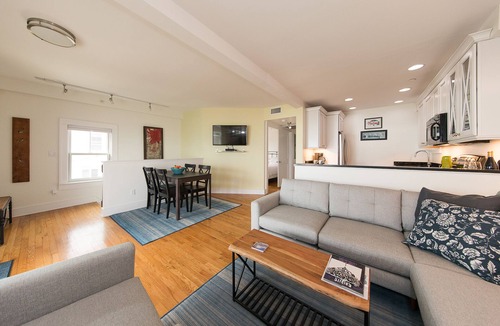 Commercial Street Condo | Beachfront, East End, 2 BR, 2BA, Private Deck, Parking, Dog Friendly