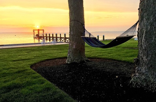 Bristol House | Beachfront home. 3+bedrooms & 2 baths. Steps from Colt State Park/Bristol Beach