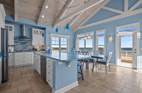 North Carolina Coast House | Beachfront Home with Elevator & Pool. Sleeps 24!