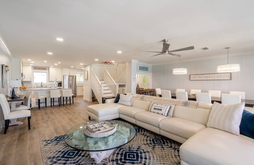 Frangista Beach House | Beachfront Hot Tub Covered Lounge | Backyard Beach by AvantStay